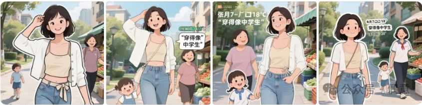 短外套 + 吊带 + 高腰裤：送娃上学不狼狈的万能组合-偶意公众号