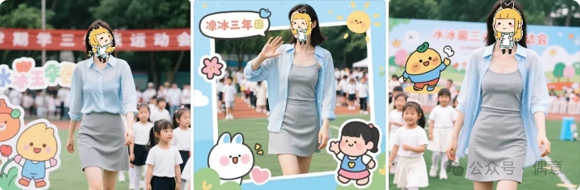 防晒衬衫 + 背心裙：幼儿园妈妈的