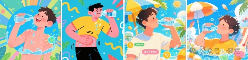 夏天喝水黄金法则：别等口渴才喝！这 7 种 “喝水时间表” 让你一整天不疲惫-偶意公众号